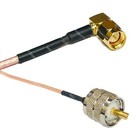 RG316 SMA MALE ANGLE to PL259 UHF Male Coax RF Cable USA-Ship