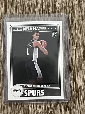 Panini NBA Hoops 2023-24 Victor Wembanyama Tribute Rookie #298