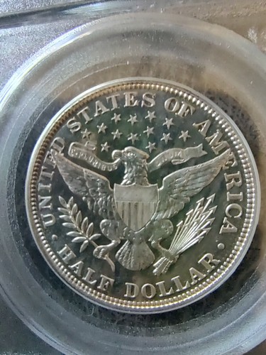 1908 Proof Barber Half Dollar 50C PCGS PR63 OGH - Picture 2 of 2