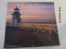 2006 Lighthouse Calendar 16 month Never Used Excellent condition