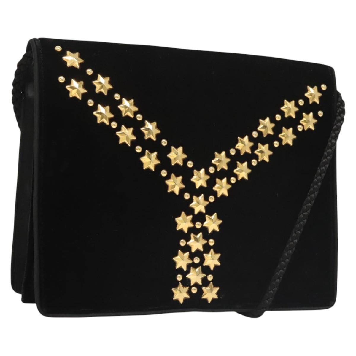 Borsa a tracolla SAINT LAURENT velluto nero originale sw397