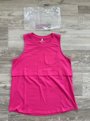 NWT! Marleylilly hot pink Dockside tank top. Size Large.