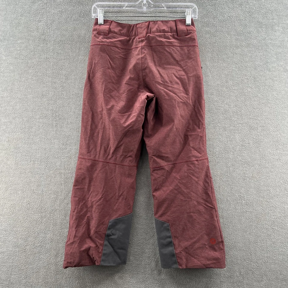 Marmot Niños Talla M Aislado Rojo Pantalones Esquí Forrados Vellón Foto 2 de 4