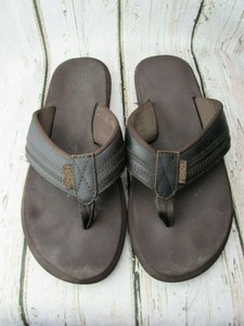 flojos leather flip flops