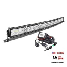 42 inch Curved LED Light Bar with Remote Controller Wiring Harness,540W