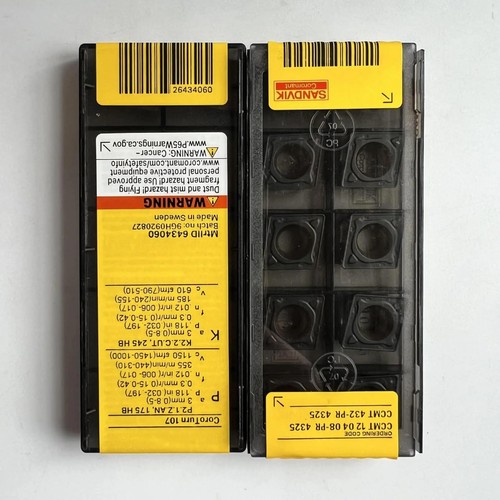 Sandvik / CCMT120408-PR 4325 / Blade CNC d'alliage dur 10 Pcs - 第 5/5 張圖片