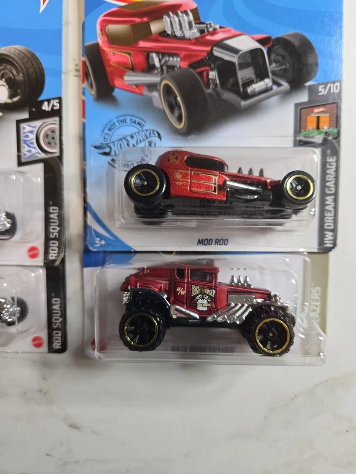 Hot Wheels|Mod Rod|Bone Shaker|Perfect Stocking Stuffers 🎅Lote/4 Foto 3 de 4
