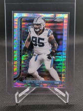2025 Topps Chrome Football Derrick Brown Pulsar Refractor