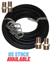 Universal 1200HP Water to Air Intercooler Hose Fitting Clamp Installation Kit
