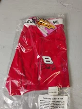 Dale Earnhardt Jr. #8 NASCAR Winners Circle Women's Red Shorts Small