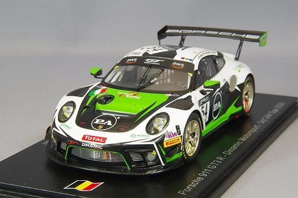 Spark SB372 1:43 Porsche 911 GT3 R Nr.54 Dinamic Motorsport 3Rd 24H Spa 2020-image