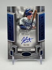 James Outman ON-CARD AUTO BLUE 96/99 2024 Topps Tier One Break Out Dodgers