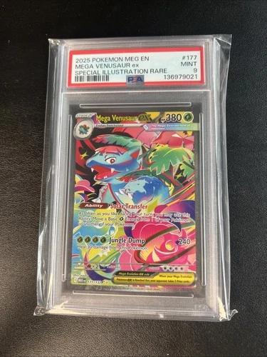Mega Venusaur EX #177/132 PSA 9 Mega Evolutions SIR