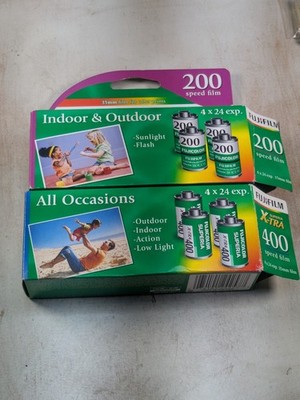 Lot Of 4 Expired 2017 Fujifilm 35mm 200/400 ISO