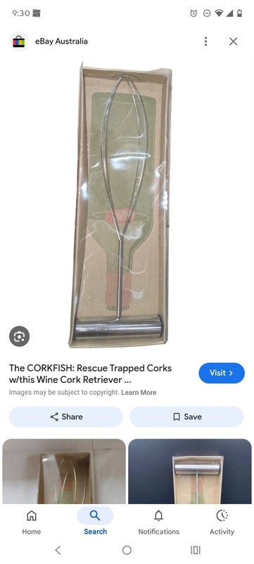 NIB Corkfish Cork Remover
