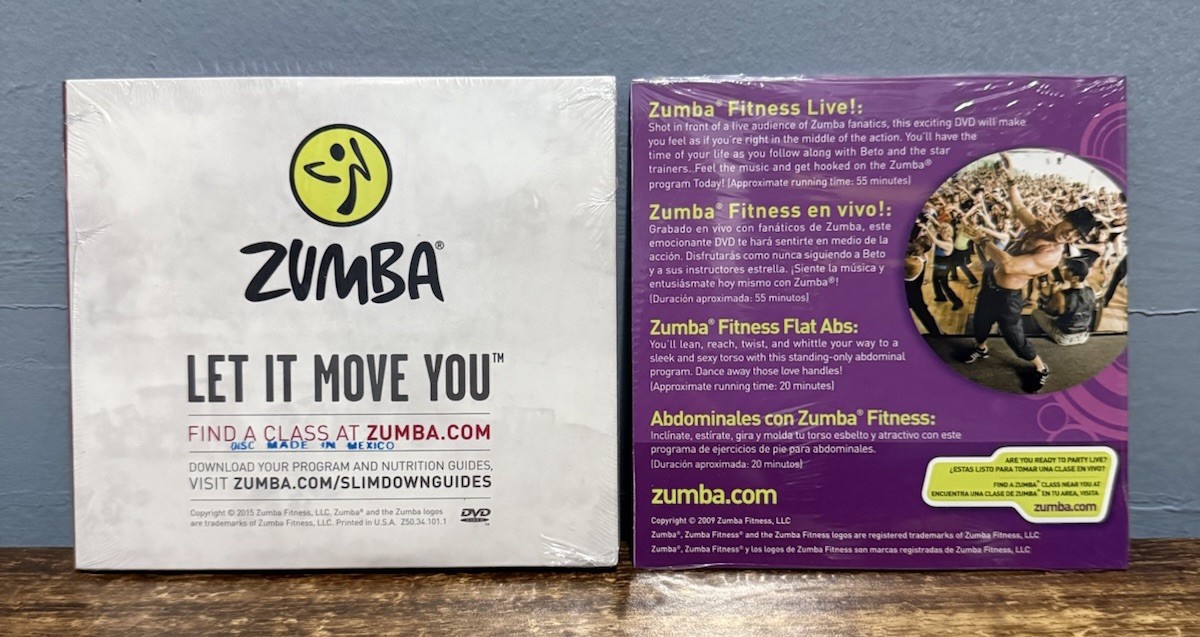 Zumba Fitness & Incredible Slimdown Workout DVD Lot | eBay