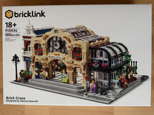 Lego Bricklink 910034 Brick Cross Bahnhof Neu in versiegelter Verpackung Designer-Programm - Bild 1 von 2