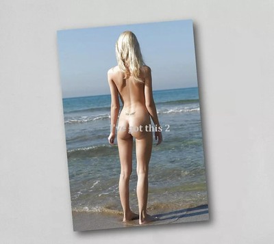 Kühlschrankmagnet Nackte Frau Babes Am Strand Aktdruck Kunst 736 v