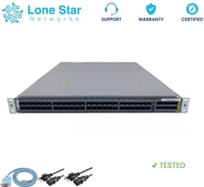 Juniper QFX5100-48S-AFO Switch w/ 2x PSU / 48 SFP+ 10Gb / 6 QSFP -Lifetime WRNT