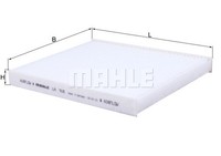 Mahle LA 918 Innenraumfilter, Frischluftfilter, Pollenfilter FüR BMW X5 (E70)