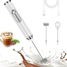 Geek Chef Rechargeable Cordless Electric 200W Stick Hand Blender/Whisk Mixer BLK