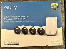 eufy Security eufyCam E330 4K Outdoor Security Camera System with 1TB HDD
