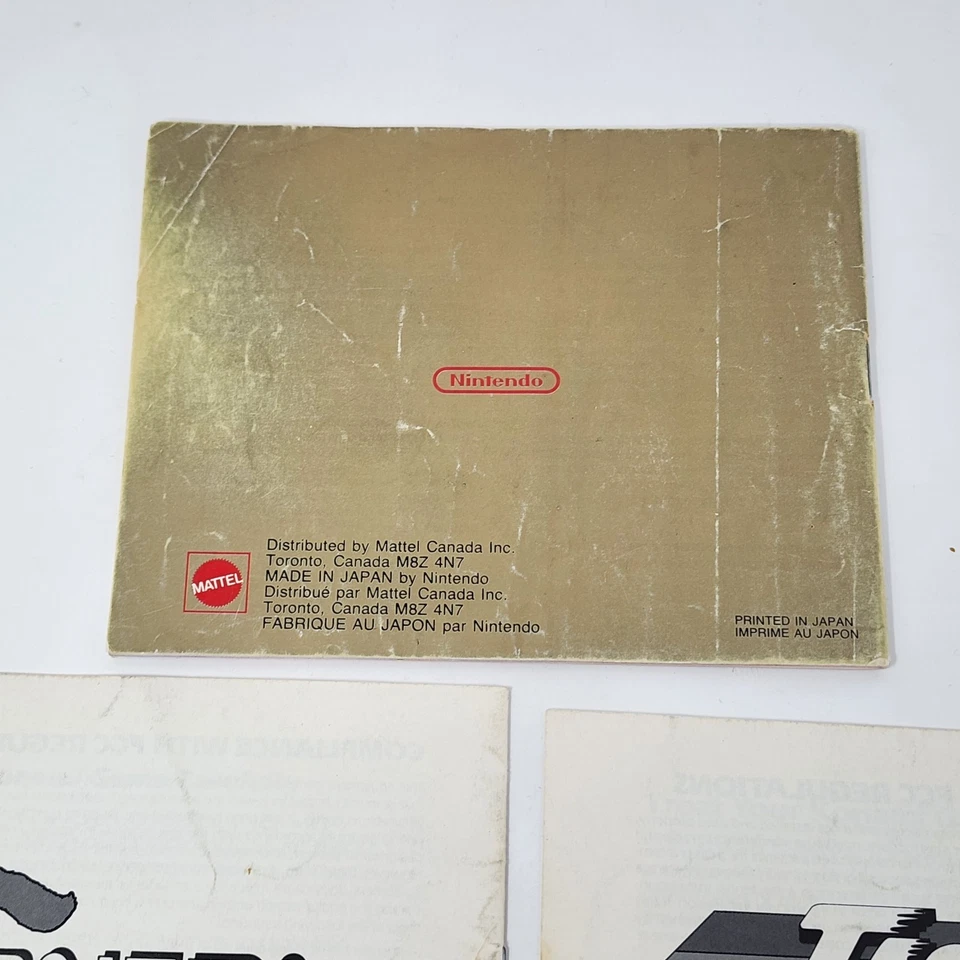 5 Official Nintendo NES Manuals (Zelda, Jackal, Contra, Low G Man, Paperboy) - Image 3 of 4