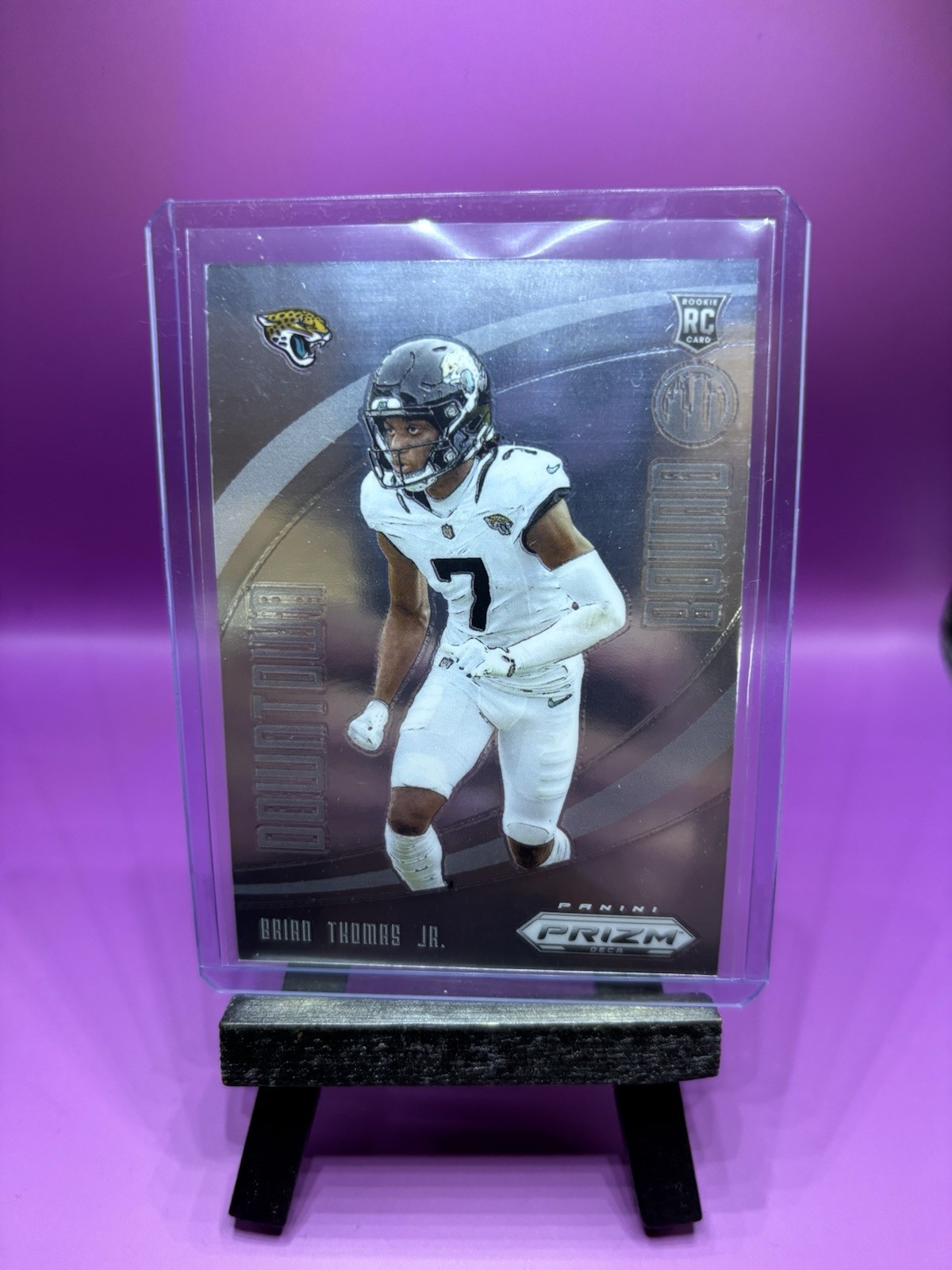 2024 PANINI PRIZM DECA BRIAN THOMAS JR DOWNTOWN BOUND ROOKIE CARD #11 JAGUARS