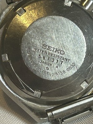 SEIKO 6138-0030 5 Sports Speed-Timer Champagne Dial Chronograph