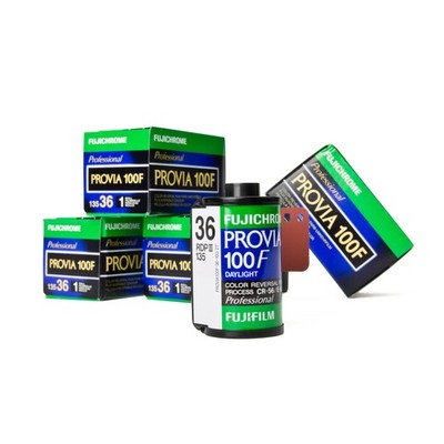 5x Fuji Provia 100 F 135-36 Diafilm Kleinbildfilm 35mm 135 36 Fujifilm Farbfilm
