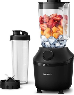 Philips Standmixer und Smoothie Maker   450W, 1.9-Liter-Behälter, Rezepte-App, 1