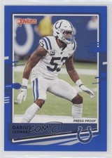 2020 Panini Donruss Press Proof Blue Shaquille Leonard Darius Leonard #119 y0i