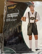 Mr. Oktoberfest Adult Costume Lederhosen Halloween Outfit X Large Mens