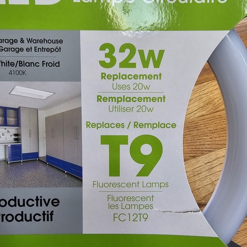 2 Feit Electric FC12T9 LED 32W 4100K 2000 Lumens G24 Base T9 Circular Lamp Bulbs - Picture 5 of 12