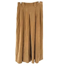 Vintage Rod's Split Riding Skirt Wide Leg Equestrian Pants Women's Large Tan USA