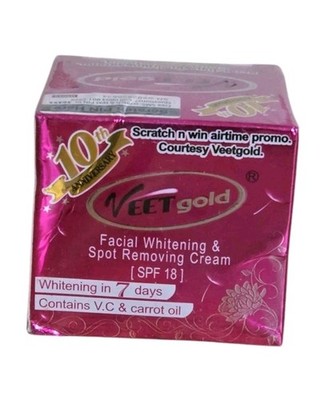 Veet Gold Facial Cream With Vit. C & Carrot Oil