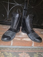 BILT Black Motorcycle Riding Boots Mens 14 Side Zip Short MotoBILT Black...