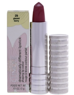 NIB Full Size Clinique Dramatically Different Lipstick .10 oz Glazed Berry 29
