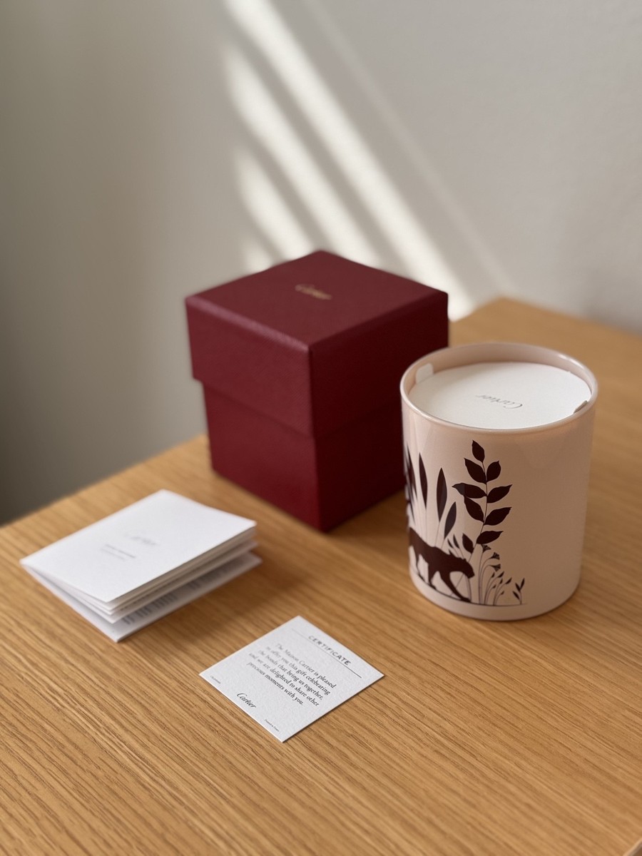 キャンドル Cartier Bougie Candle CARTIER PANTHERE BOUGIE PARFUMÉE SCENTED CANDLE - NEW VIP