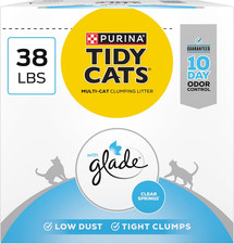 Purina Clumping Multi Cat Litter, Glade Clear Springs - 38 Lb. Box
