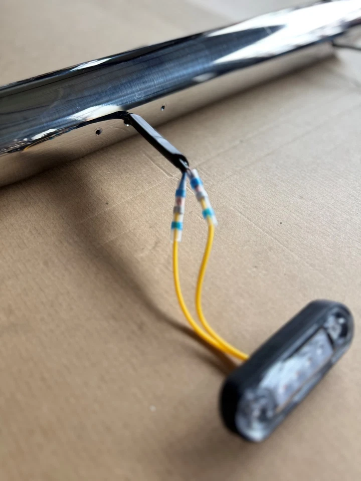 De Acero Inox. Camión Soporte Luz Techo Adecuado para Tgx 2021 + Variantes con - Imagen 3 de 4