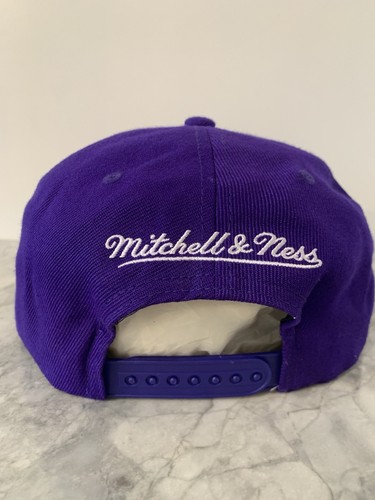 Los Angeles Lakers Mitchell & Ness Purple/Gold NBA Champs Snapback Hat Cap OFSA - Picture 6 of 20