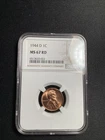 Beautiful High Grade 1944-D  Lincoln Cent.  NGC GRADED MS67 RED