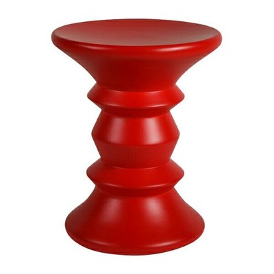 Wood Stool Eames Chair Stool Red Generic Reproduction Products Fully assembled
