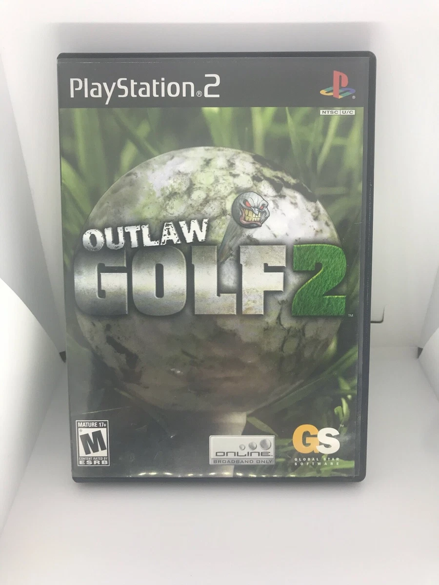 Outlaw Golf 2 Sony PlayStation 2 PS2 Black Label Complete Tested