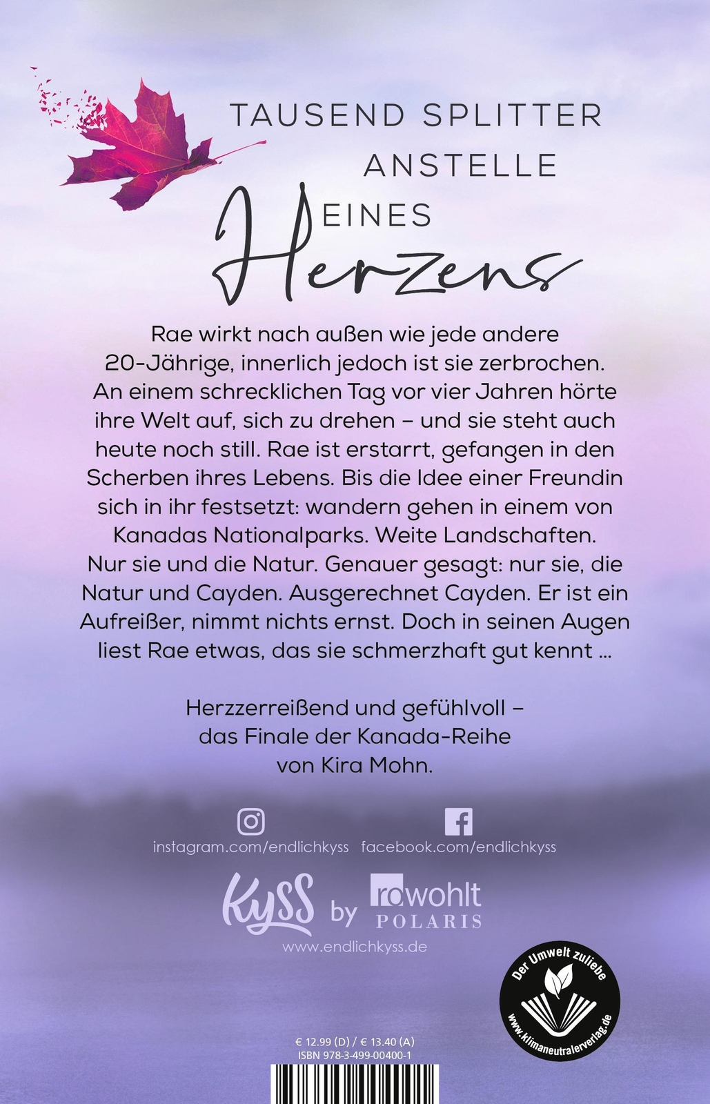 Thumbnail - Free Like The Wind | Kira Mohn | Roman | Taschenbuch | Kanada (kira
