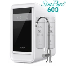 SP 600GPD 7 Stage Reverse Osmosis Tankless RO Water Filtration System Under Sink