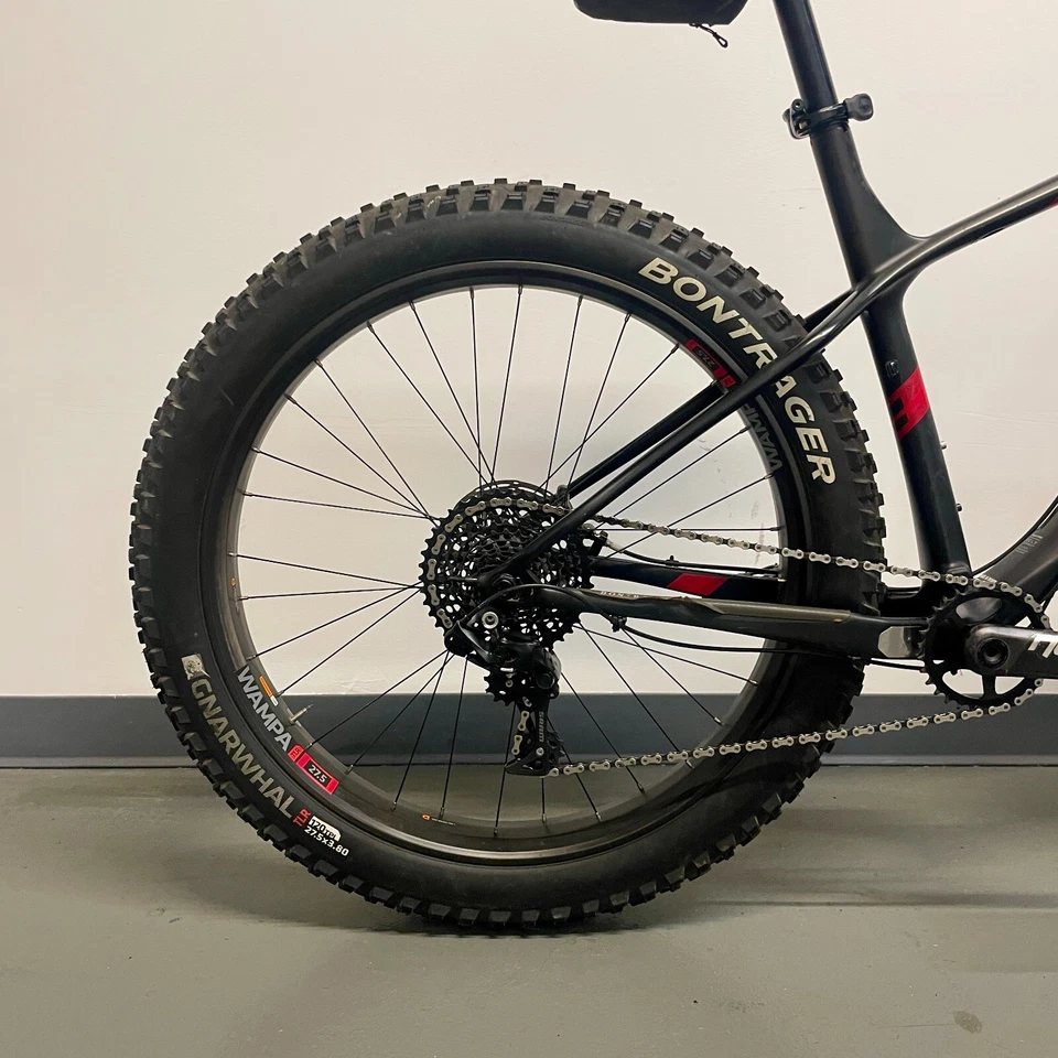 Trek Farley 9.8 Carbon Fat Bike XL 2016 21.5", humo de carbono mate, 27.5 x 3.8 Foto 2 de 4