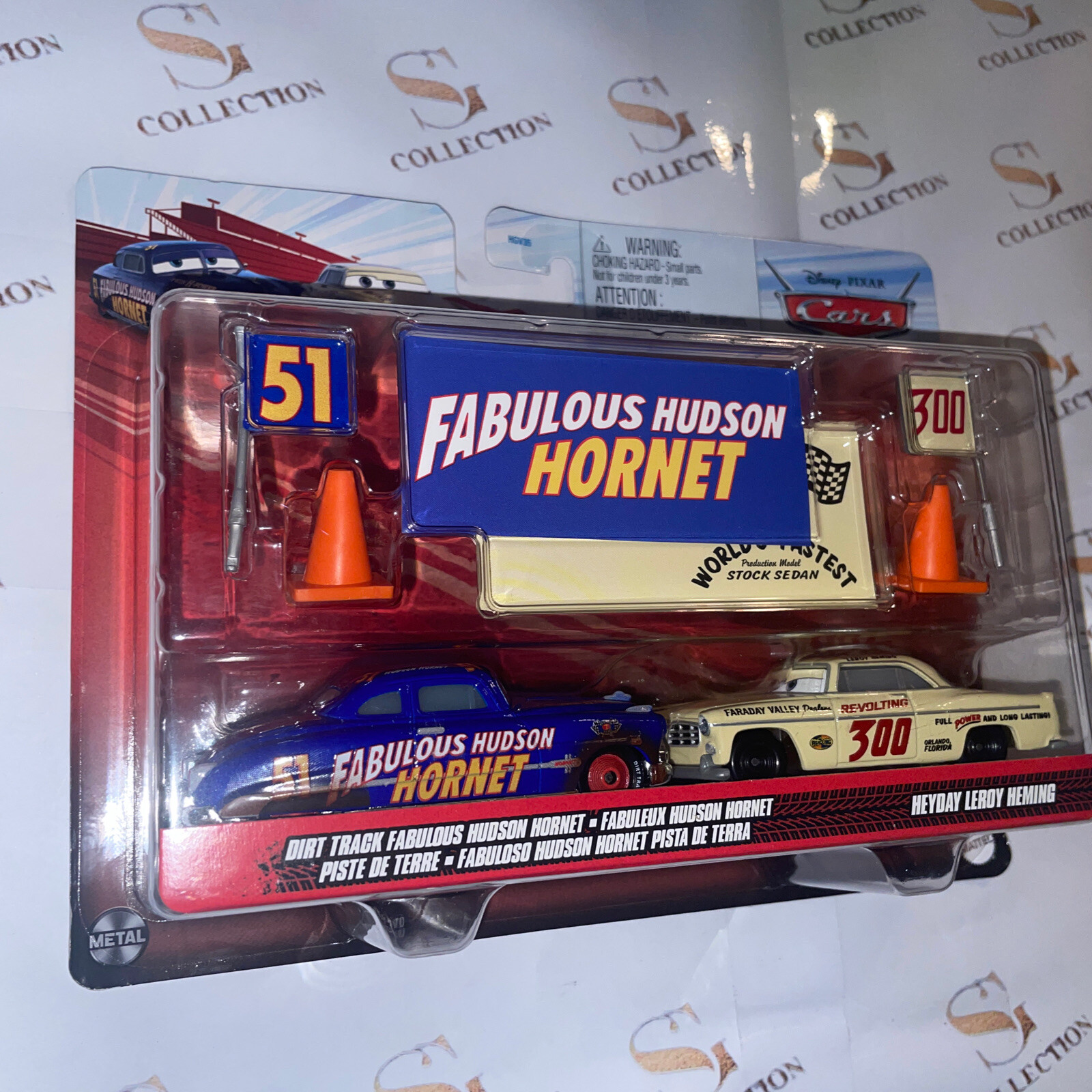 Disney Pixar Cars Drit Track Fabulous Hudson & Heyday Leroy