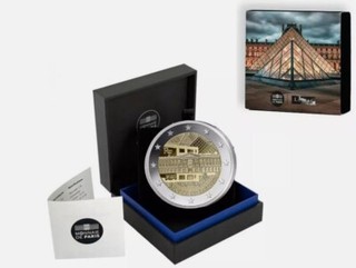 2 euro Frankreich 2025 in PP Proof Polierte Platte " Louvre Museum "